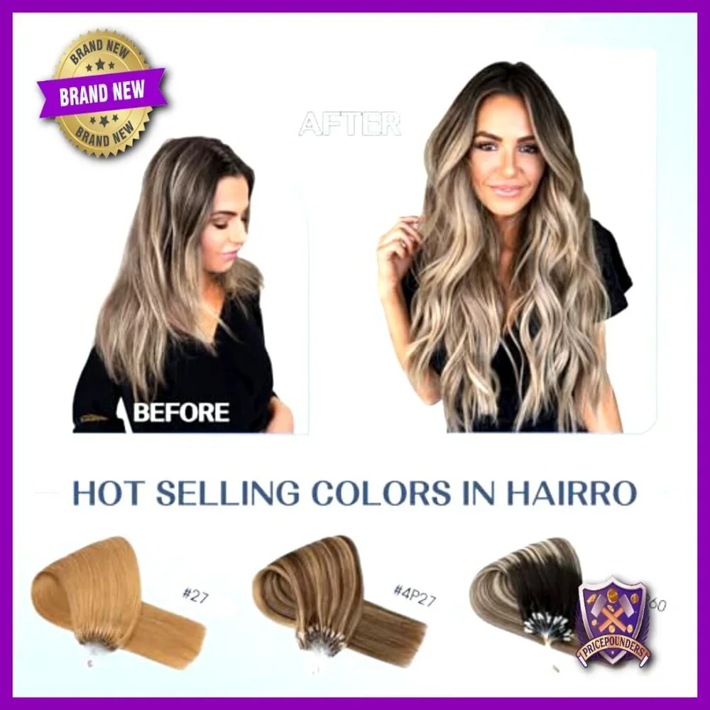 Human Hair Micro Loop Extensions 14 Inch 50g Pre Bonded Cold Fusion